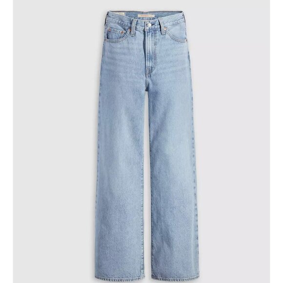 Levi's 29x32 Premium Ribcage Wide Leg Women's Jeans Far And Wide Light Wash - Picture 5 of 7